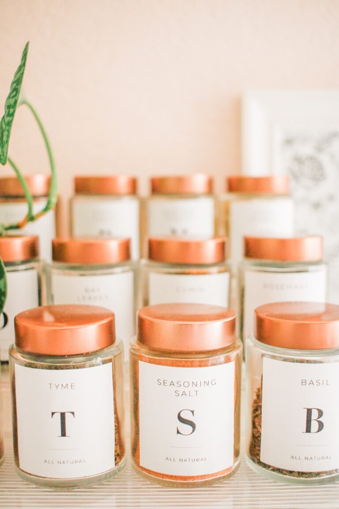 10 Free Printable Labels to Organize Your Home - Everything Etsy - Spice Labels