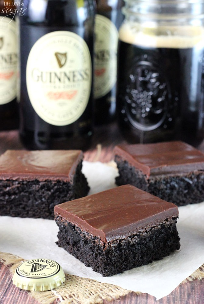 Boozy Handmade Gifts - Guinness Chocolate Brownie Recipe