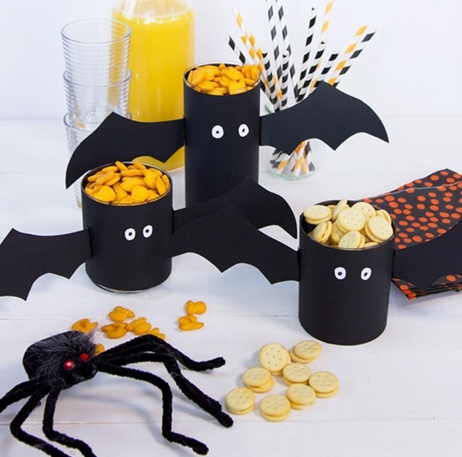 DIY Bat Decorations - Inspiration, Tutorials and Fun Ideas - Everything Etsy - Bat Cups