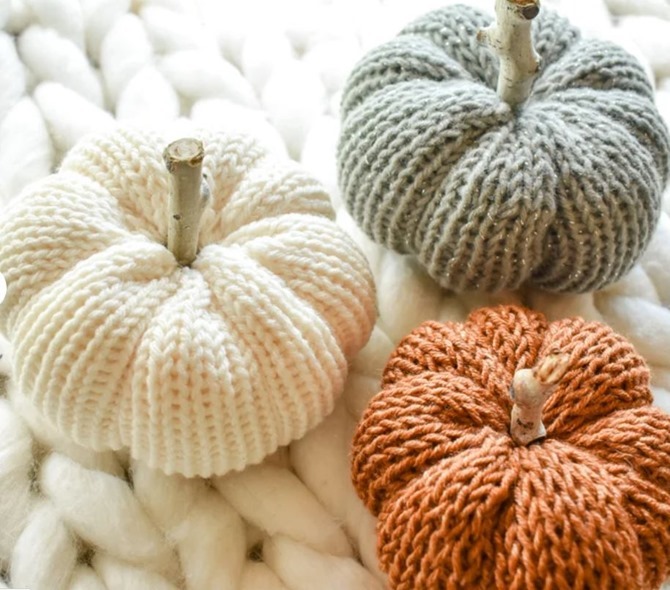 Fall Knit Pumpkins - Etsy FInds - Everything Etsy