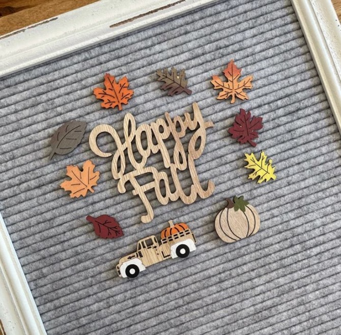 Fall Wood Letterboard Icon Set - Fall Etsy Finds - Everything Etsy
