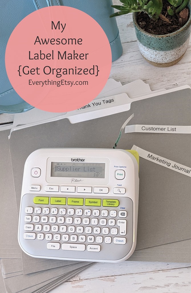 My Awesome Label Maker - Get Organized - Etsy Business Goodness on EverythingEtsy.com