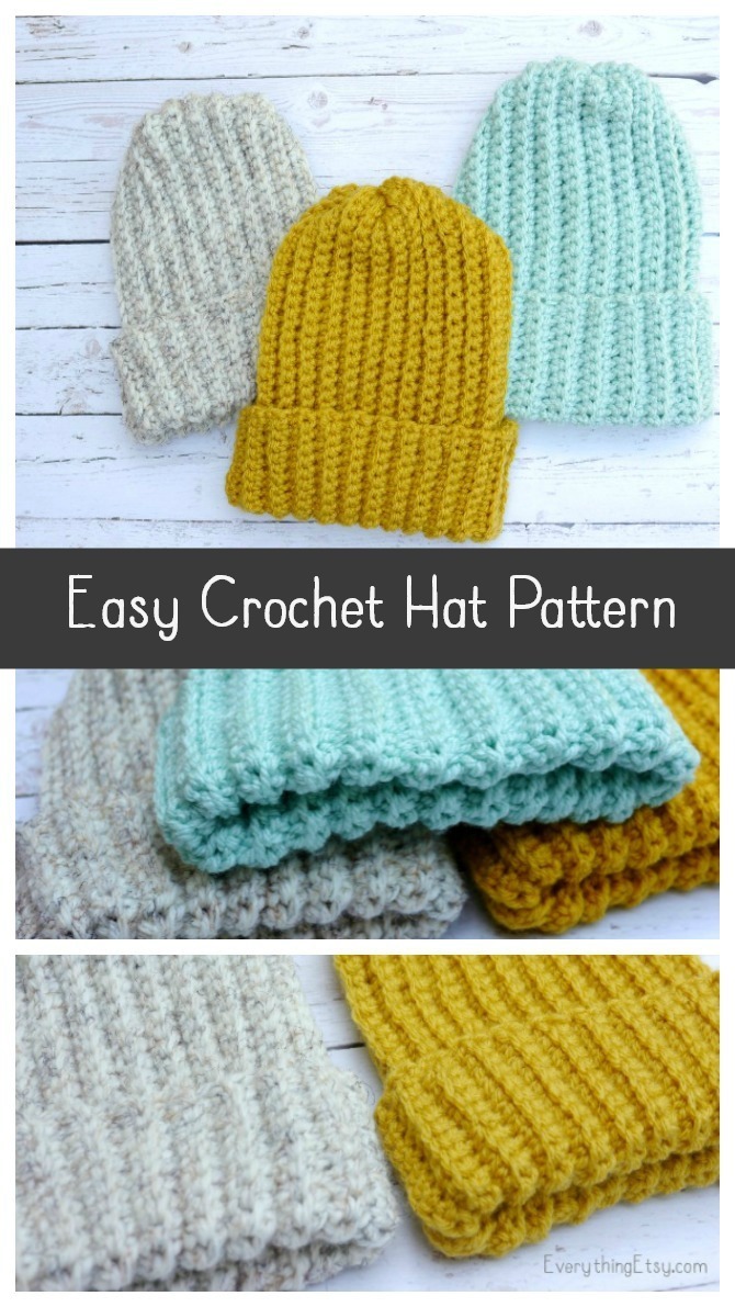 Quick Crochet Hat Pattern - Free Design Great for Beginners