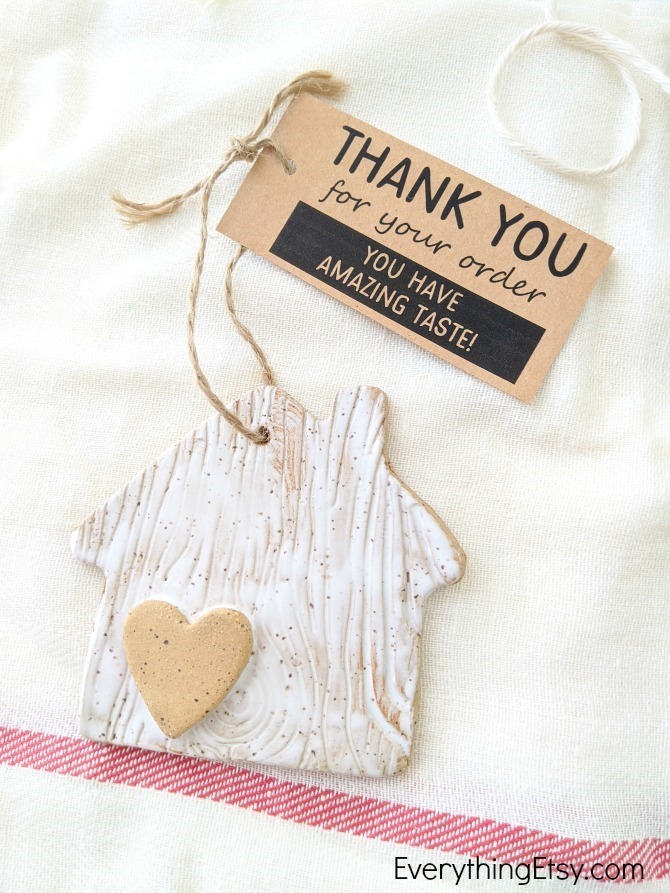 Thank You For Your Order Etsy Seller Free Printable Tag - EverythingEtsy.com